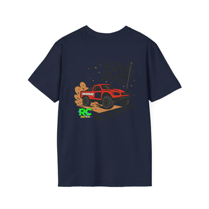 RC Truck Crossing Finish Line Unisex Softstyle T-Shirt