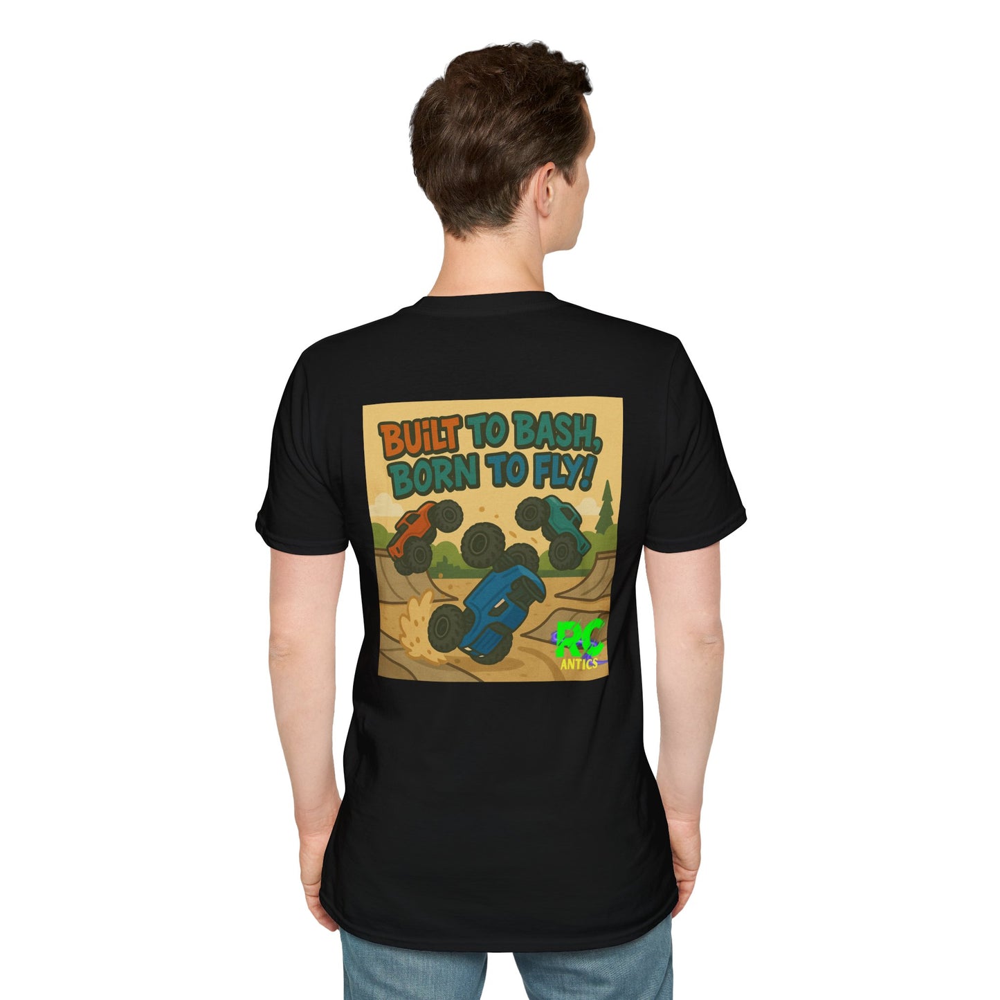 Built to Bash, Born to Fly Unisex Softstyle T-Shirt