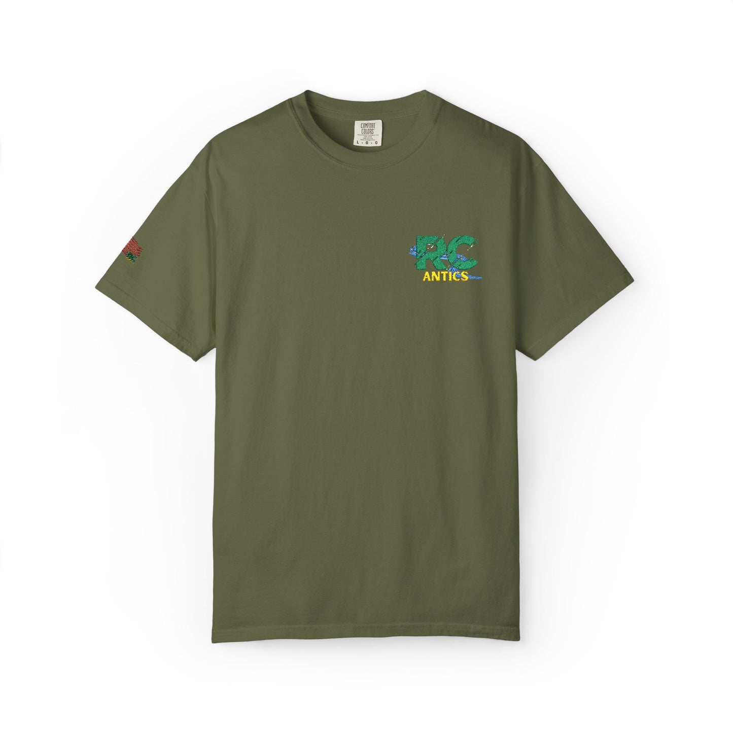Embroidered RC Antics Unisex Garment-Dyed T-shirt