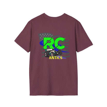 Patriotic RC Road Course Racing Unisex Softstyle T-Shirt
