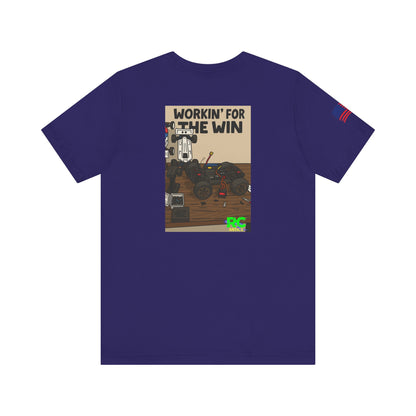 Workin for the Win Unisex Jersey Short Sleeve Tee