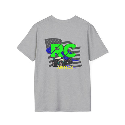 Patriotic RC Road Course Racing Unisex Softstyle T-Shirt