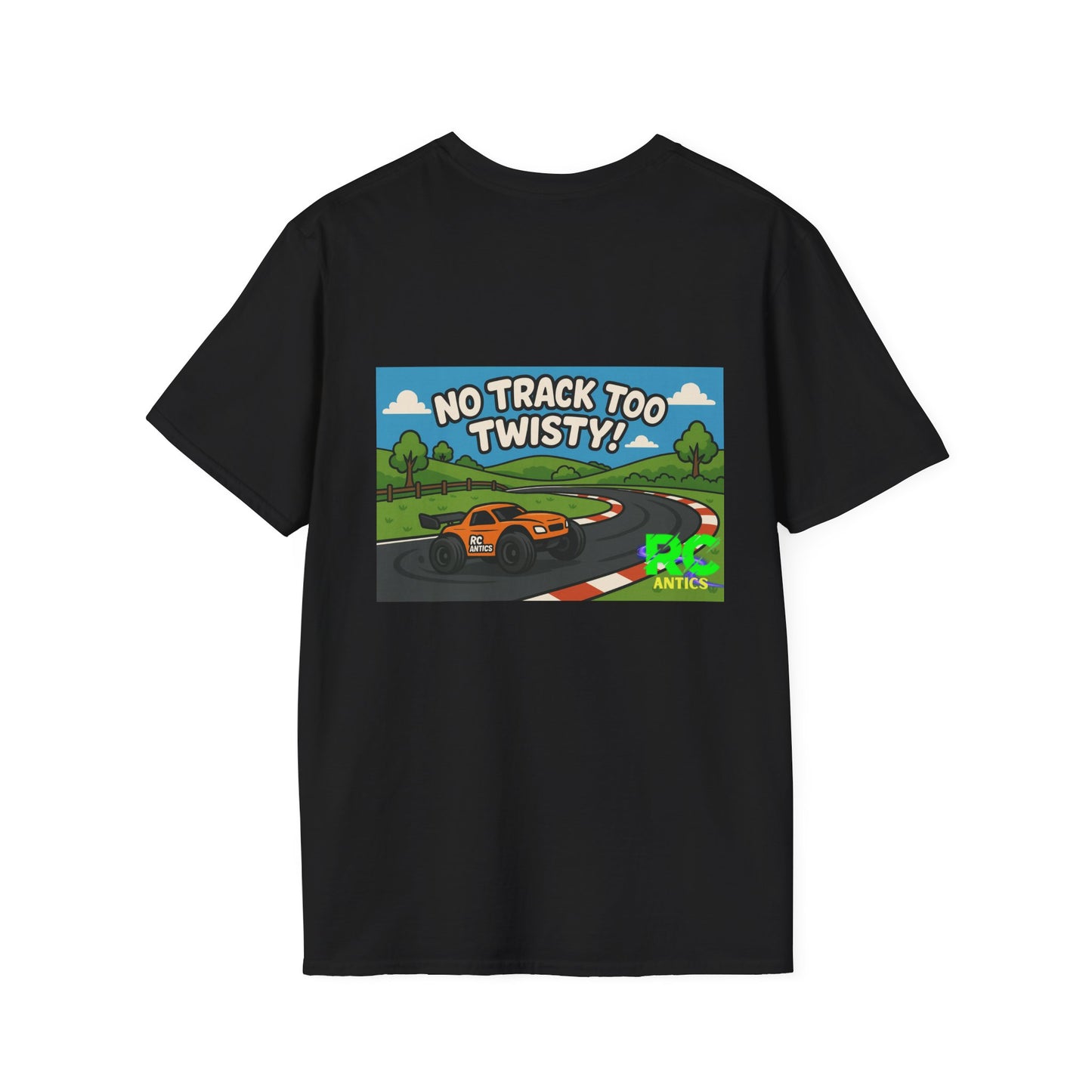 No Track to Twisty Unisex Softstyle T-Shirt