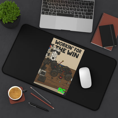 Workin for the Win- Work/Tech Desk Mat