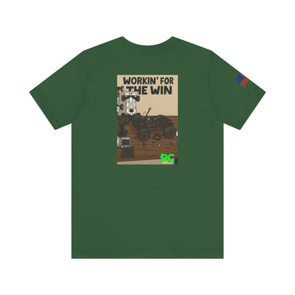 Workin for the Win Unisex Jersey Short Sleeve Tee