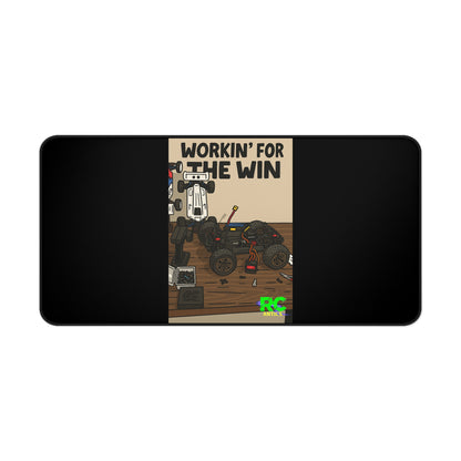 Workin for the Win- Work/Tech Desk Mat