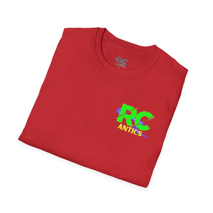 RC Trucks Jumping at Skate Park Unisex Softstyle T-Shirt