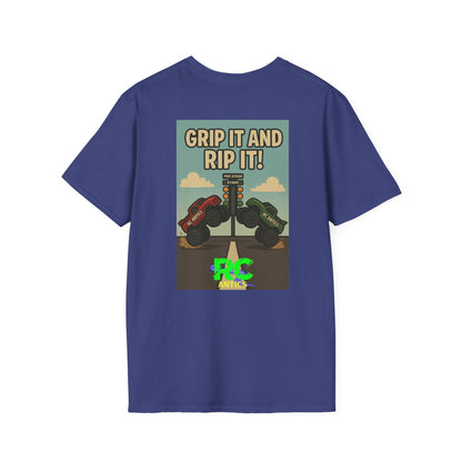 Grip it and Rip it RC Drag Racing Unisex Softstyle T-Shirt