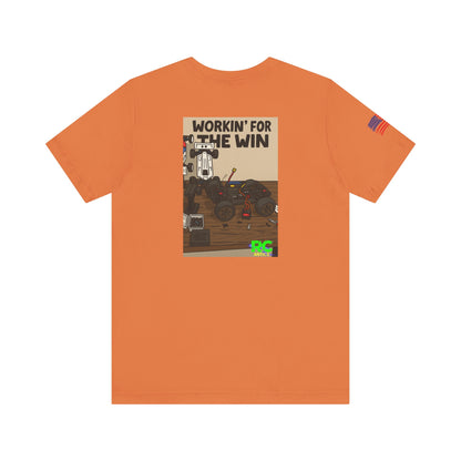 Workin for the Win Unisex Jersey Short Sleeve Tee