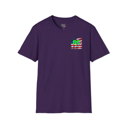 Patriotic RC Road Course Racing Unisex Softstyle T-Shirt