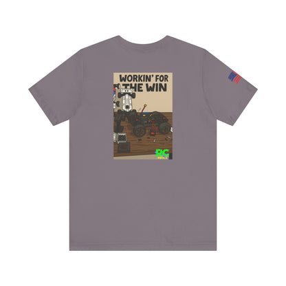 Workin for the Win Unisex Jersey Short Sleeve Tee