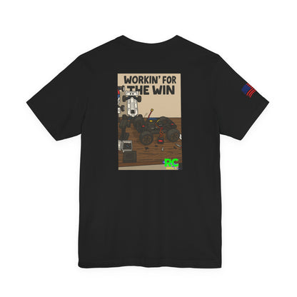 Workin for the Win Unisex Jersey Short Sleeve Tee