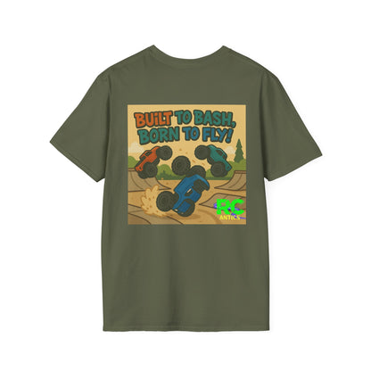 Built to Bash, Born to Fly Unisex Softstyle T-Shirt