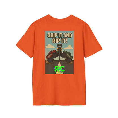 Grip it and Rip it RC Drag Racing Unisex Softstyle T-Shirt
