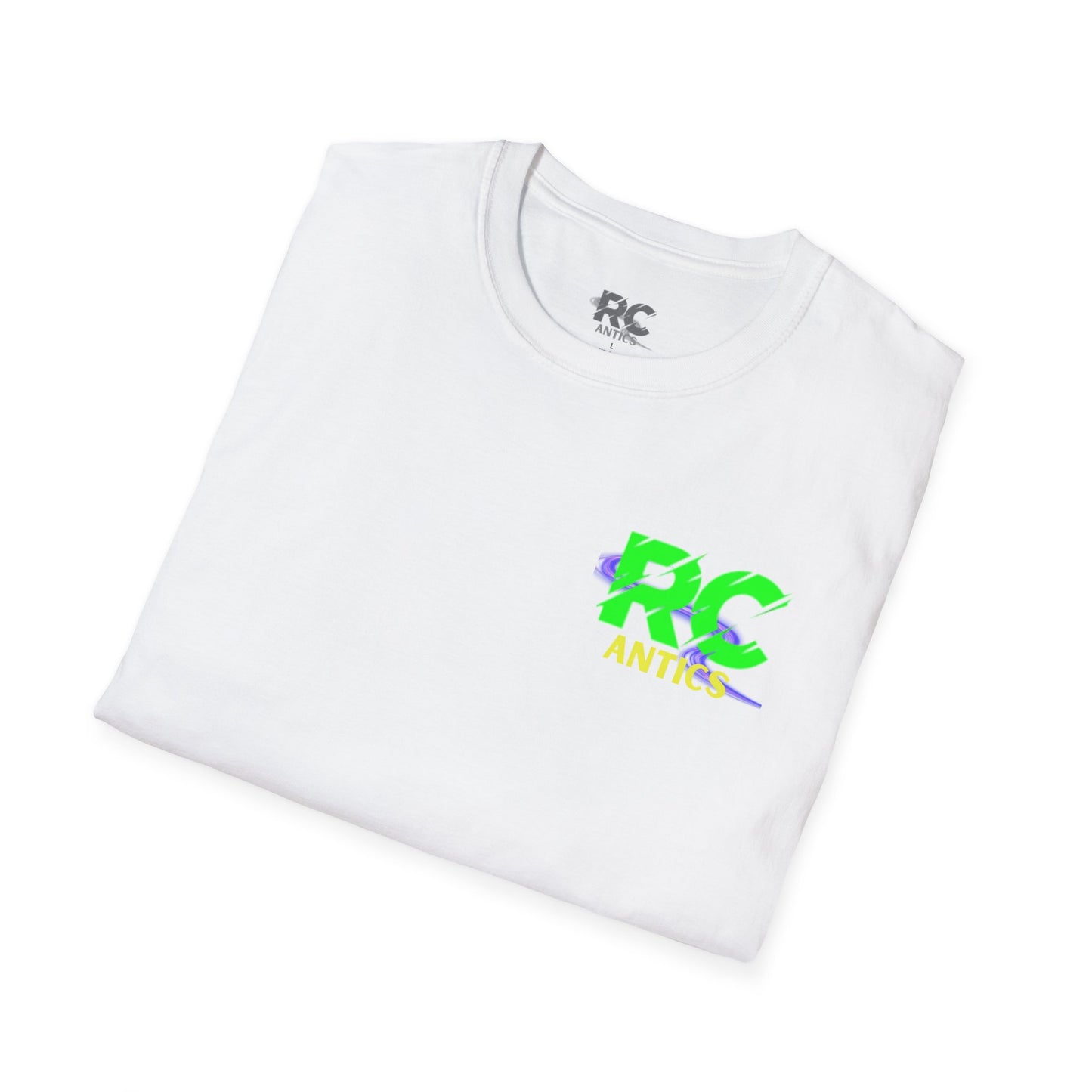 RC Trucks Jumping at Skate Park Unisex Softstyle T-Shirt