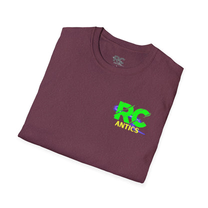 RC Trucks Jumping at Skate Park Unisex Softstyle T-Shirt