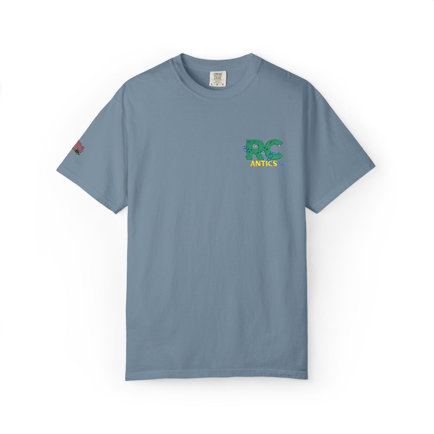 Embroidered RC Antics Unisex Garment-Dyed T-shirt