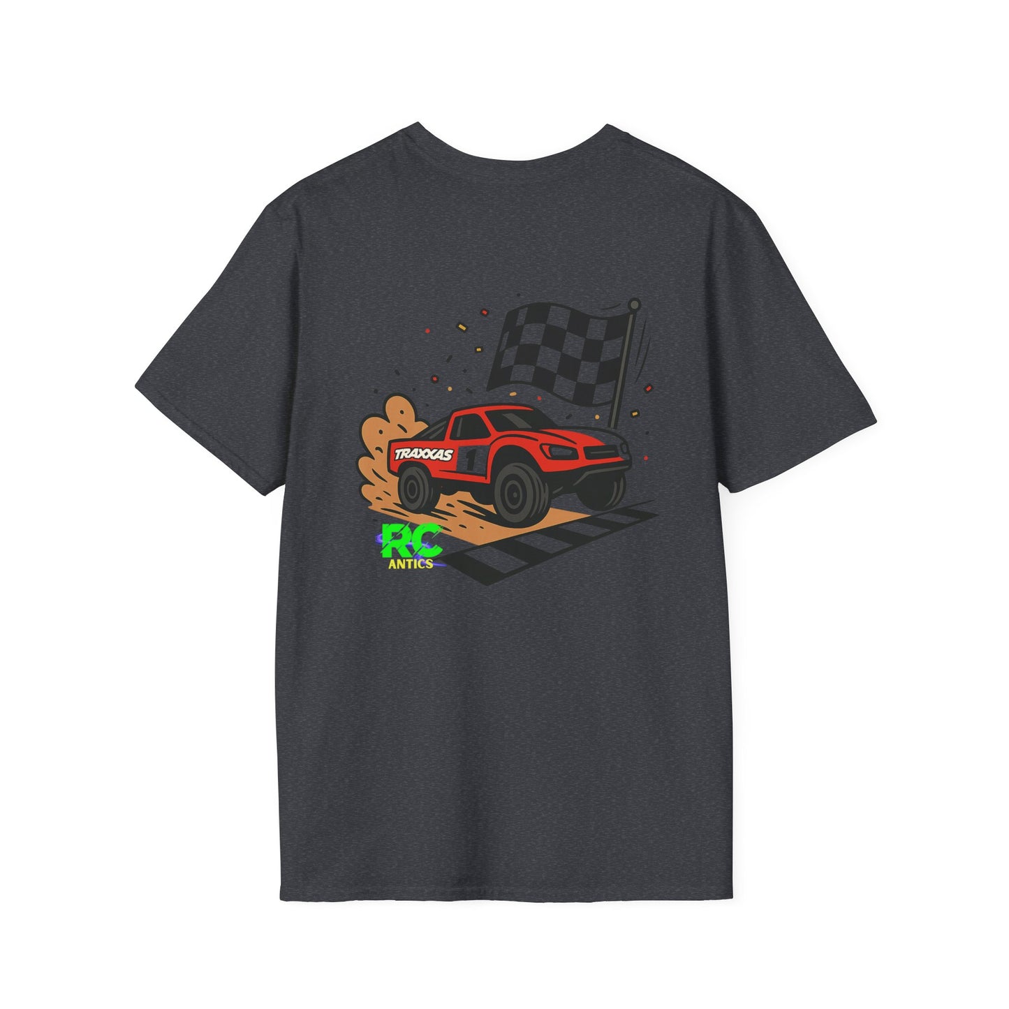 RC Truck Crossing Finish Line Unisex Softstyle T-Shirt