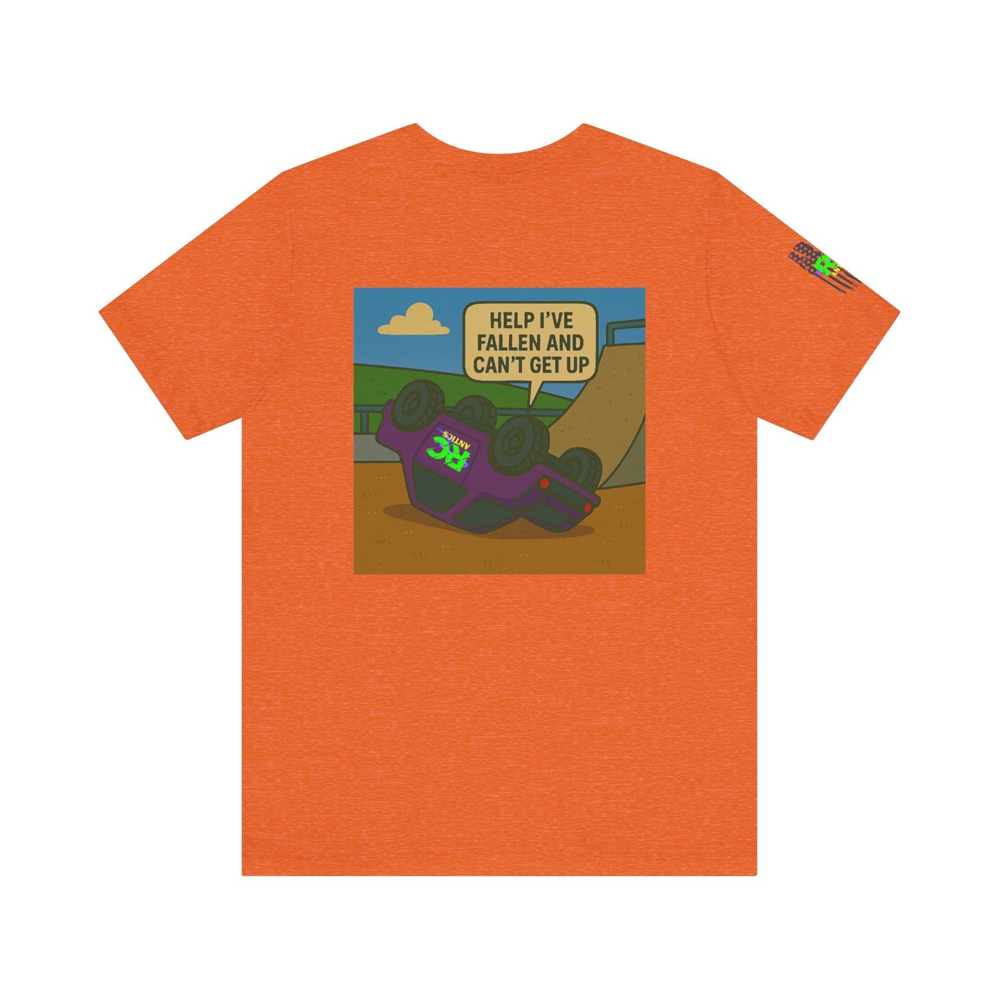 Help I've Fallin and can't get up Jump Unisex Jersey Short Sleeve Tee
