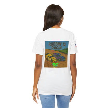 Rubbin is Racin Unisex Jersey Short Sleeve Tee