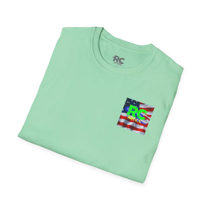 Patriotic RC Road Course Racing Unisex Softstyle T-Shirt