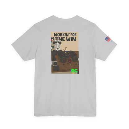 Workin for the Win Unisex Jersey Short Sleeve Tee