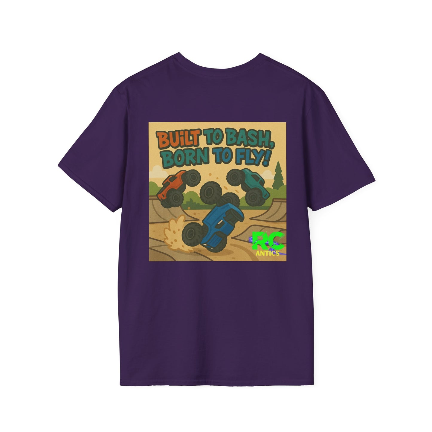 Built to Bash, Born to Fly Unisex Softstyle T-Shirt