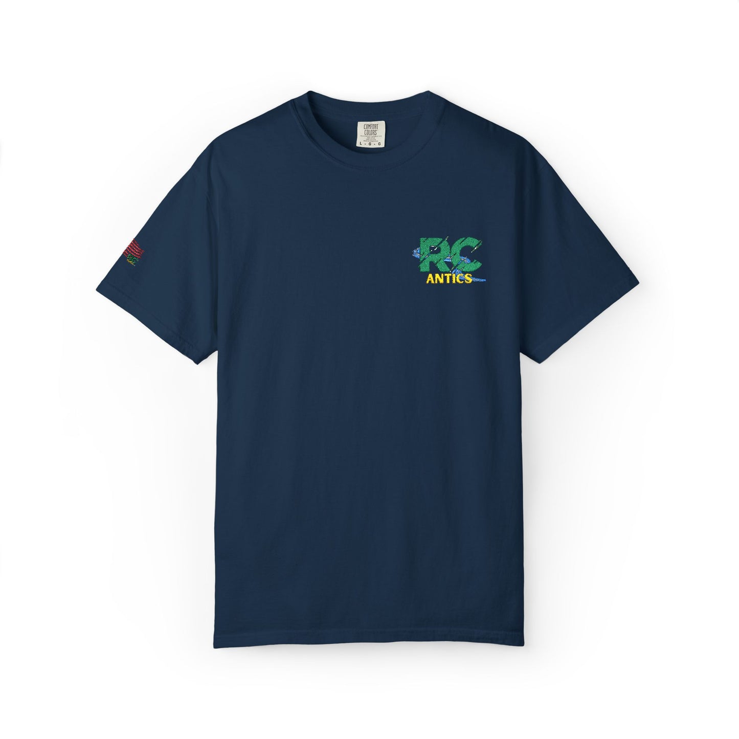 Embroidered RC Antics Unisex Garment-Dyed T-shirt