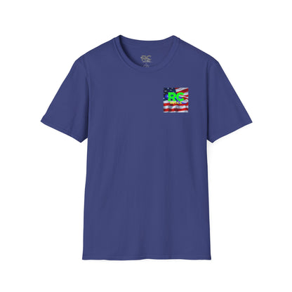 Patriotic RC Road Course Racing Unisex Softstyle T-Shirt