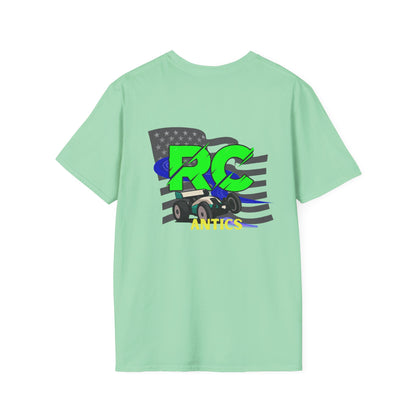 Patriotic RC Road Course Racing Unisex Softstyle T-Shirt