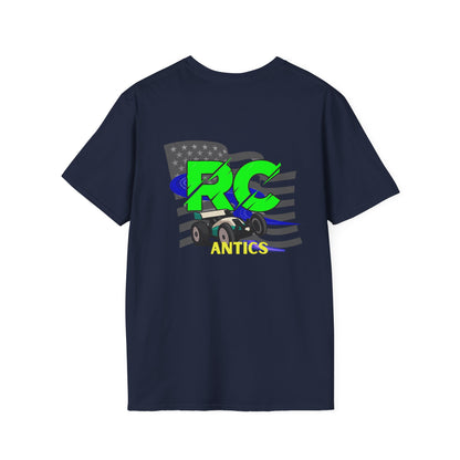 Patriotic RC Road Course Racing Unisex Softstyle T-Shirt