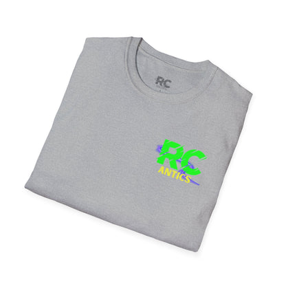 RC Trucks Jumping at Skate Park Unisex Softstyle T-Shirt