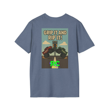 Grip it and Rip it RC Drag Racing Unisex Softstyle T-Shirt