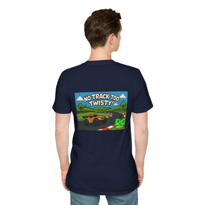 No Track to Twisty Unisex Softstyle T-Shirt