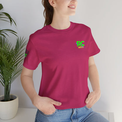 Help I've Fallin and can't get up Jump Unisex Jersey Short Sleeve Tee