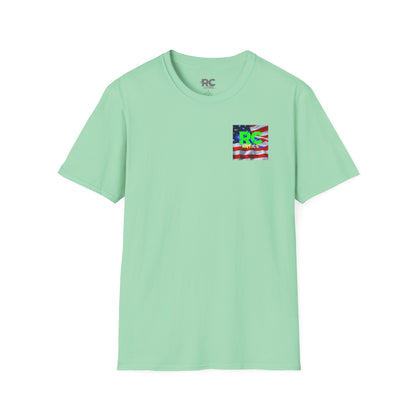 Patriotic RC Road Course Racing Unisex Softstyle T-Shirt