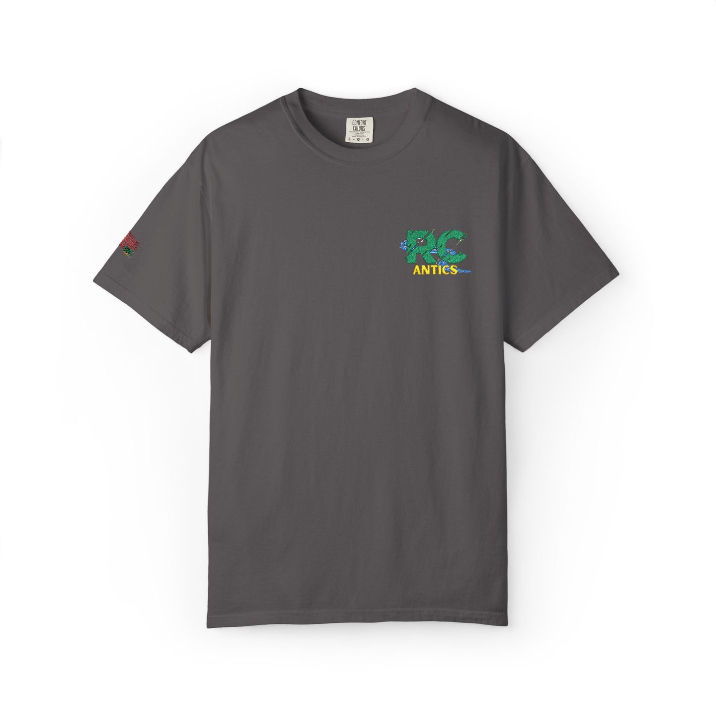Embroidered RC Antics Unisex Garment-Dyed T-shirt