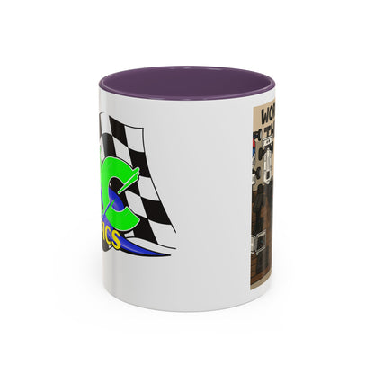 Workin for the win Accent Coffee Mug (11, 15oz)