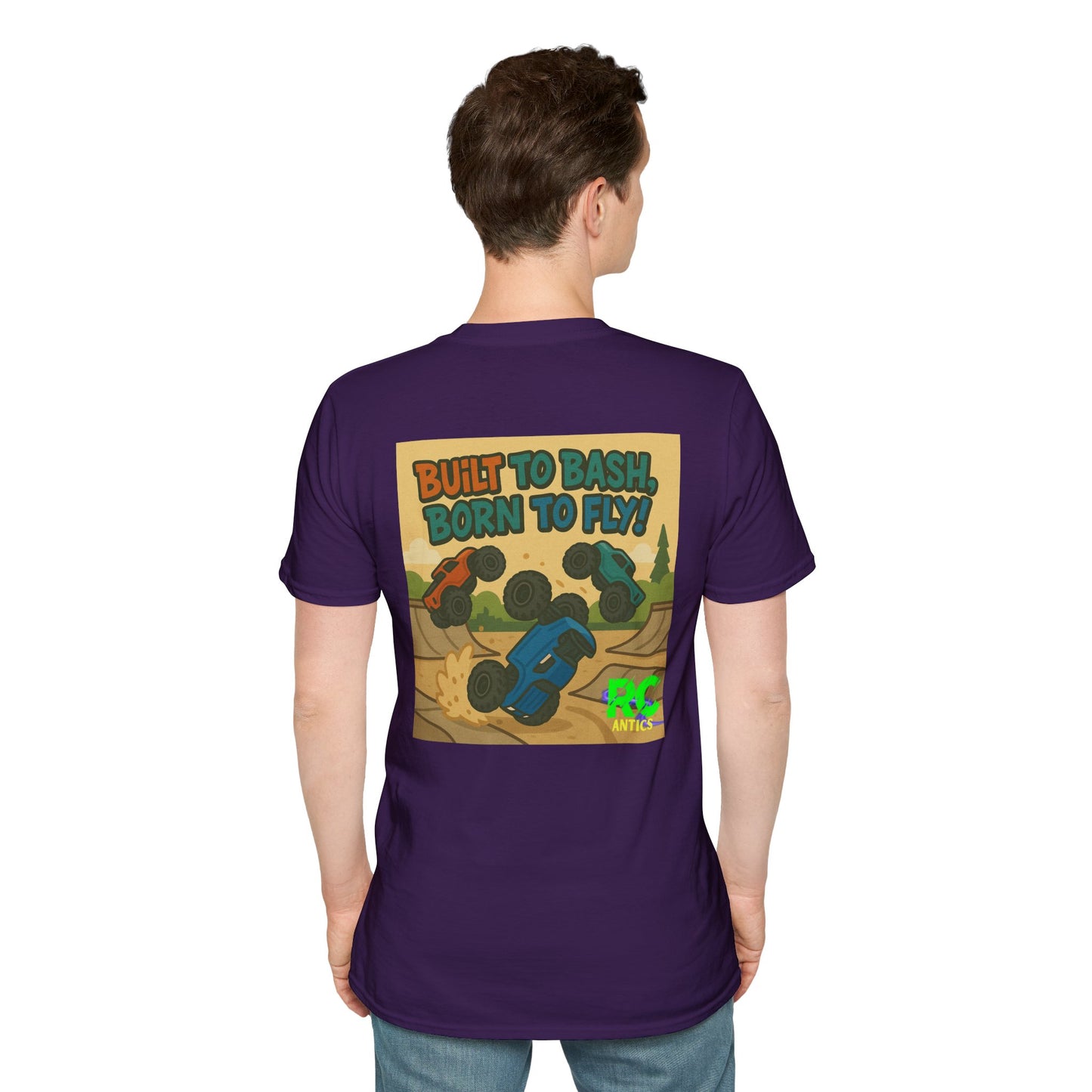 Built to Bash, Born to Fly Unisex Softstyle T-Shirt
