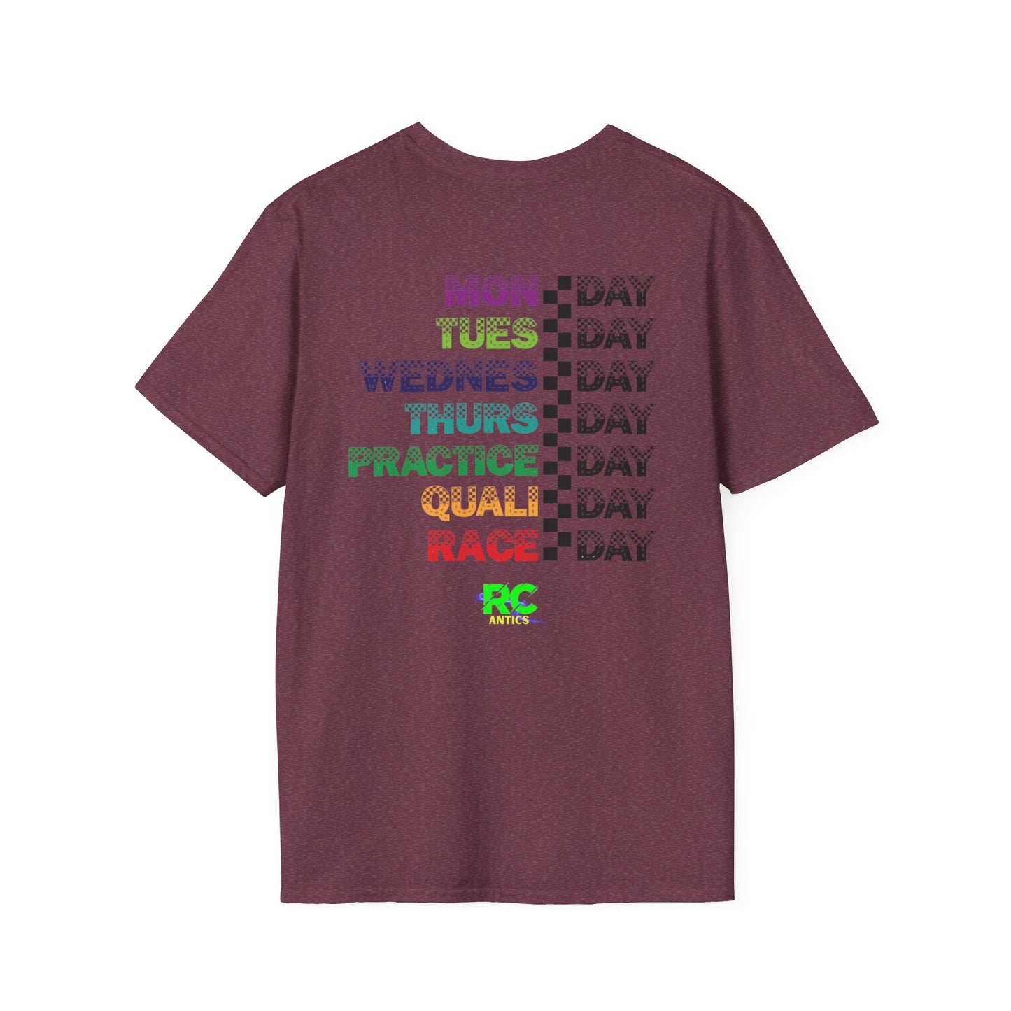 Days of the week Racing T-Shirt