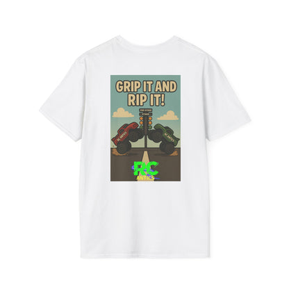 Grip it and Rip it RC Drag Racing Unisex Softstyle T-Shirt