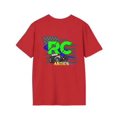 Patriotic RC Road Course Racing Unisex Softstyle T-Shirt