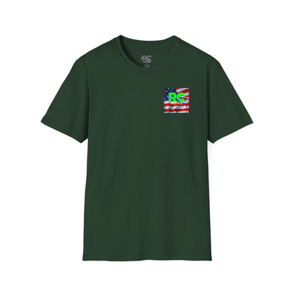 Patriotic RC Road Course Racing Unisex Softstyle T-Shirt