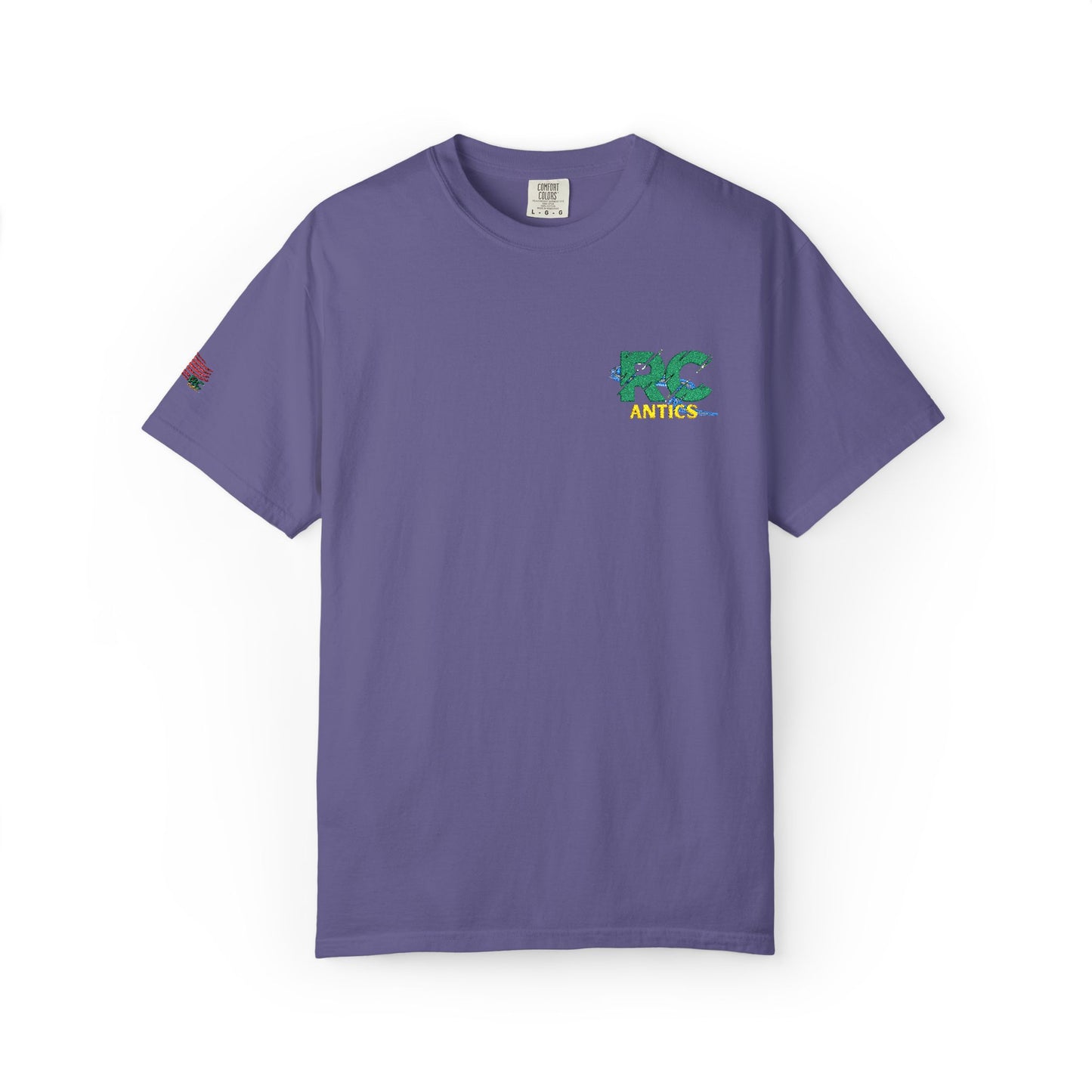 Embroidered RC Antics Unisex Garment-Dyed T-shirt