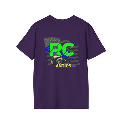 Patriotic RC Road Course Racing Unisex Softstyle T-Shirt