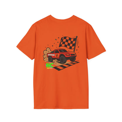 RC Truck Crossing Finish Line Unisex Softstyle T-Shirt