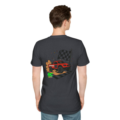 RC Truck Crossing Finish Line Unisex Softstyle T-Shirt