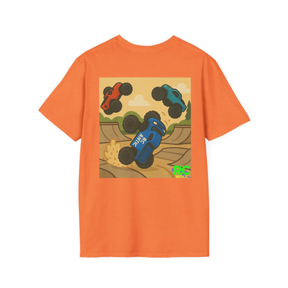 RC Trucks Jumping at Skate Park Unisex Softstyle T-Shirt