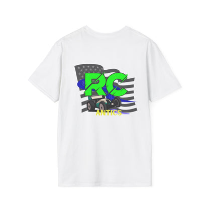Patriotic RC Road Course Racing Unisex Softstyle T-Shirt
