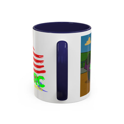 Help I've Fallin and Can't get up Skate Park Accent Coffee Mug (11, 15oz)